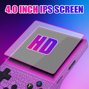เครื่องเล่นเกมพกพา X X36 MAX หน้าจอ IPS 4 นิ้ว จอยสติ๊ก RGB รองรับโอเพ่นซอร์ส วิดีโอเกม รองรับอีมูเลเตอร์มากกว่า 30 ตัว - Product Image 3
