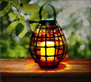 Lanterne Ronde Vintage Décorative Noire de Haute Qualité en Verre Citrouille – Cadeaux de Mariage, Fêtes, Maison, Hôtel, Restaurant – Vente en Gros - Product Image 3