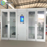 Casier intelligent de livraison en libre-service, casier à colis intelligent, casier à bagages intelligent, casier express, casier numérique avec écran