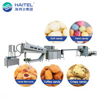 Hoogwaardige automatische kleine snoep- en fruitverwerkingsmachine productielijn, harde en zachte snoepvormende machine voor fabrieken