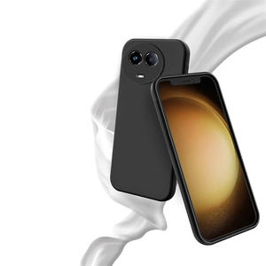 Silicone liquide antichoc avec étui de protection pour téléphone portable pour OPPO <span class=keywords><strong>Realme</strong></span> <span class=keywords><strong>Narzo</strong></span> 60X Reno 10 Pro C55 - Product Image 2