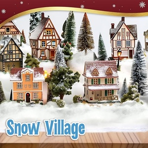 Artificial Snow Blanket 94 X 31 Inch Flame Retardant Faux Snow Mat for Christmas Tree Base Village Display <strong>Winter</strong> <strong>Decoration</strong> - Product Image 2