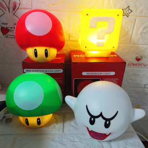 BAHE 2026 Nouvelle Lampe de Nuit 3D HFBH Cartoon Bros <span class=keywords><strong>Question</strong></span> LED Tactile avec Télécommande Carrée Blanche Rouge en Plastique pour Cadeau - Product Image 2