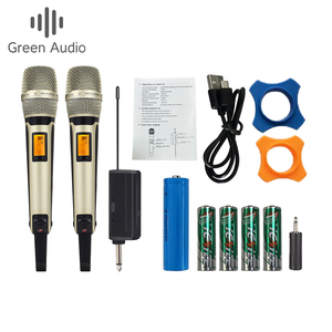 Loa karaoke không dây chất lượng cao GAW-SKM9000B UHF, biểu diễn DJ, hát live với 1 bộ thu và 2 micro - Product Image 6