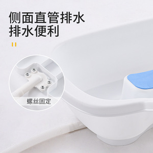 PVC Plastic Inflatable Hair Wash Basin <b>Portable</b> Inflatable Hair Shampoo Wash Basin for <b>Bed</b> Ridden People - Product Image 6