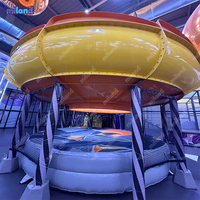 Équipement de terrain de jeux intérieur pour enfants sur le thème de l'espace, centre de jeux doux commercial, trampoline d'aventure, toboggan, structure d'escalade