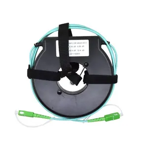 OTDR Dead Zone Eliminator Bobina De Lanzamiento 500M/1KM Multi Mode OM3 OTDR Launch Cable Box Fiber Rings