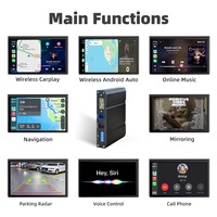 Lexus LC500h 2018-2020 Kotak Antarmuka Linux Wireless CarPlay Android Auto Modul CarPlay Decoder Radio Mobil Binarytek
