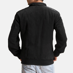 Fashionable Latest Style Winter <b>Leather</b> <b>Jacket</b> For Men Street Style Cheap Price Cowhide Zipper <b>Suede</b> <b>Leather</b> <b>Jacket</b> - Product Image 2