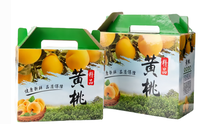 Emballage en carton de fruits frais personnalisable Boîte cadeau vide pour pommes, bananes, cerises, poires, pêches et raisins Boîtes en papier