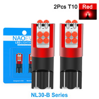 Bombilla LED NAO T10 W5W 168 194 Canbus para Interior de Coche, Lámpara de Lectura 3030, Luz Interior para Auto, Bombilla LED T10
