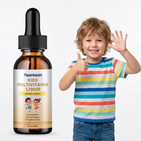 Multivitamines Halal pour Enfants OEM, Gouttes de Calcium pour la Croissance Capillaire, Complément Biologique Liquide Multivitaminé pour Enfants, Marque Privée