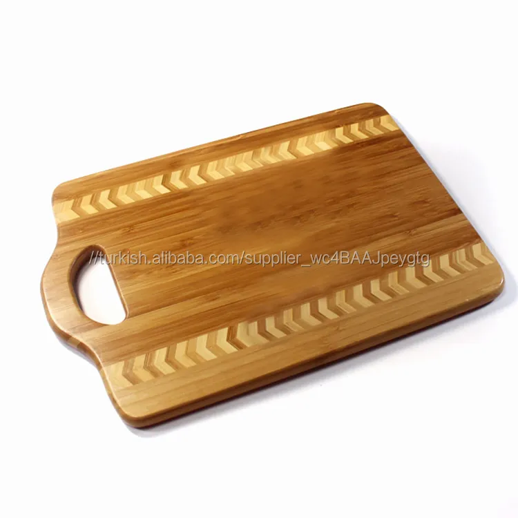 Mutfak Özel organik bambu elyaf pizza ekmek servis kesme tahtası/bambu peynir tahtası/bambu kesme tahtası
