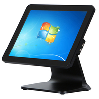 15 "Inter Core I3 все в одном сенсорный экран LAN POS терминал Linux Windows 10 ресторан с алюминиевой подставкой