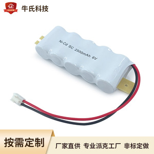 Batterie Ni-Cd 6V 2500mAh rechargeable pour éclairage solaire - Product Image 4