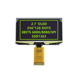 2,7 pulgadas <span class=keywords><strong>OLED</strong></span> 8080 6800 SPI BLANCO Verde AMARILLO 2,7 'SSD1363 256x128 256*128 MÓDULO DE PANTALLA <span class=keywords><strong>OLED</strong></span> - Product Image 4
