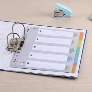 Comix Index Paper IX901 A4 11-Hole Five-Color Divider Sheet For Document Organizing - Product Image 3
