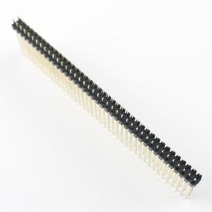 Vergoldeter 2mm 2,0mm Rastermaß 2x40 Pin 2*40P Doppel-Steckerleisten-Stiftleistenstreifen L=21mm - Product Image 4