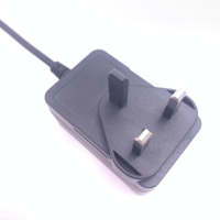 Produk Terlaris 36W 24V 1.5A Colokan UK Aksesoris Elektronik Hitam 100-240V Pengisi Daya Cepat Adaptor Charger