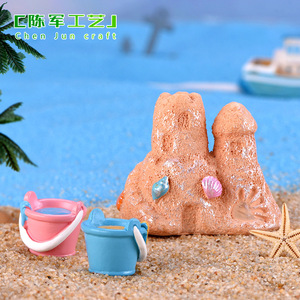 Playa Weij, elementos acuáticos, peceras, acuarios, esculturas de arena para niños, castillos, artesanías de resina mediterránea - Product Image 2