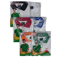 250G #   Kaos Polo Pria Bahan Polyester Bernapas, Setelan Kerja Formal Warna Campuran, Kemeja Polos Musim Panas Ukuran Besar-XXL Grosir