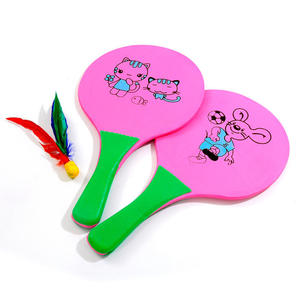 <span class=keywords><strong>Raquette</strong></span> de <span class=keywords><strong>badminton</strong></span> imprimée colorée de 25mm avec panneau Composite épaissi matériau PU Grip à long terme pour le sport - Product Image 1