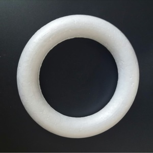 Bagues en mousse de <span class=keywords><strong>polystyrène</strong></span>, cercles artisanaux, couronne pour décoration de noël, bricolage de projets floraux, noël, DIY - Product Image 1