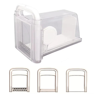Cortador de Queso 4 en 1 de Plástico con 3 Cuchillas Metálicas, Ecológico, Rallador de Queso, Caja para Guardar Mantequilla - Product Image 5
