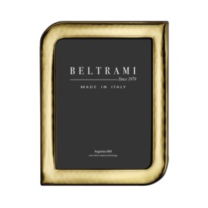 Beltrami Photo <b>Frame</b> 4x6 <b>Gold</b> Silver Plated Metal <b>Frame</b> Made In Italy - Product Image 1