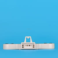 Doublure de lampe fluorescente linéaire G13 à double tête, support de lampe à double tube