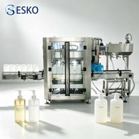 Machine de remplissage et d'embouteillage à grande vitesse ESKO avec PLC pour détergent sec, gel, crème cosmétique, beurre, pommade, désinfectant pour les mains