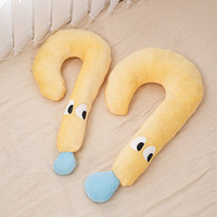 Jouet à mâcher en peluche pour chien et chat, oreiller de couchage, petit tapis en peluche, fournitures pour animaux de compagnie en gros, motif point d'interrogation