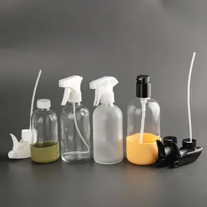 Semprotan kaca pembersih 500ml, botol kaca Nozzle dapat diisi ulang Volume besar