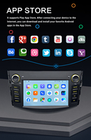 Lecteur multimédia automobile Android 15 de 7 pouces pour Toyota RAV4 2006-2012 avec WiFi, CarPlay sans fil, navigation GPS automatique, DSP, radio et audio