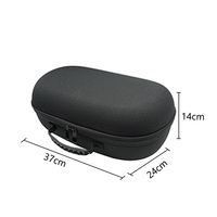 Sac de rangement EVA pour lunettes intelligentes VR, durable, résistant à l'eau, portable, fermeture éclair, étui EVA pour casque VR