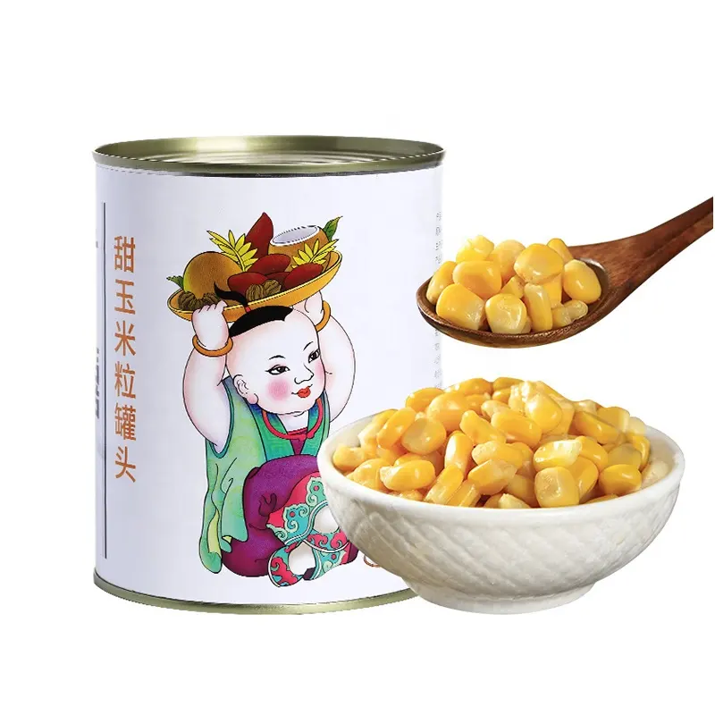 0.9kg Instant Healthy Food Sweet Corn Canned for Corn Juice for Directly Added for Bubble Tea or Flavor Drinks