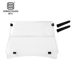 Parabrisas Plegable de Acrílico para Carro de Golf Yamaha G29 2007-2016 (Modelo Antiguo) con Vidrio Transparente de 4mm - Product Image 2
