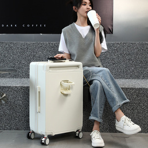 Waiji Rabbit Plus <b>Cute</b> Q <b>Bear</b> 20-Inch Lightweight Carry-On Suitcase With Swivel Wheels Unisex Leisure Travel Luggage - Product Image 4