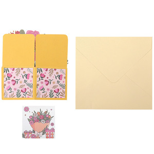 Giorno dell'insegnante 3d biglietto di auguri Bouquet fiore biglietto di auguri di compleanno Qixi Festival biglietto di auguri di ringraziamento - Product Image 5