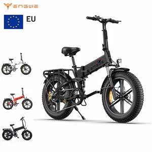 ENGWE बाइक इंजन एक्स यूरोपीय संघ स्टॉक इलेक्ट्रिक बाइक 48V 13Ah Foldable Ebike 250W इलेक्ट्रिक साइकिल वसा टायर पहाड़ बाइक