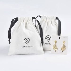 High Quality Cotton Linen <b>Drawstring</b> Skincare Product Perfume Packing <b>Bag</b> Custom Logo Printed Gift <b>Makeup</b> Linen Pouch - Product Image 6