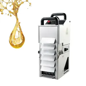 Máquina de filtro de aceite vegetal de acero inoxidable Shineho, equipo de comida rápida, filtro de aceite de freidora portátil a la venta