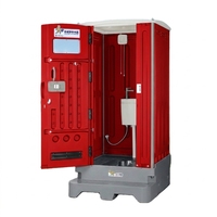 Toilette mobile portable en HDPE |   Réservoir d'eau intégré pour chantier de construction, camp pétrolier, location