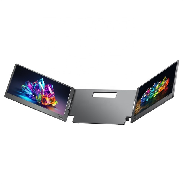 Manufacturer Thin Case Portable Foldable Monitor 14 Inch 1080P Full HD USB Type-C for Expand Mobile PC Laptop Gaming Notebook