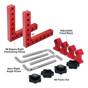 Pince d'établi réglable en aluminium Fixation rapide Angle droit Gabarits de menuiserie Coin 90 degrés Pince Woodpecker - Product Image 3