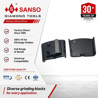 Disque à lame PCD de qualité supérieure, forme trapézoïdale, grain 120, pour outils de revêtement de sol, nivellement, ponçage, racloir à époxy, peinture à base de colle pour béton - OEM