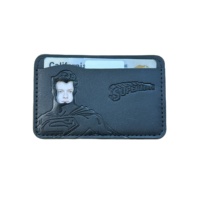 Dompet Bisnis Multi-Kartu Desain Pendek Klasik, Hadiah Bisnis Promosi Baru Laris Manis, Dompet Kulit PU Hitam
