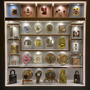 Phụ kiện khóa xoắn bằng hợp kim, khóa túi xách tự làm, khóa túi xách nữ, khóa túi đeo tay, khóa túi xách tùy chỉnh, giá nhà máy. - Product Image 2