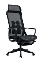 Chaise de bureau ergonomique moderne JOHOOFURNITURE avec appui-tête réglable et soutien lombaire instantané pour chambre et bureau à domicile