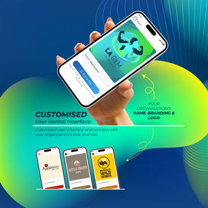 Estación de Carga Portátil Compartida con WiFi 4G y Batería de 6000mAh, Proveedor de Alquiler - Product Image 4